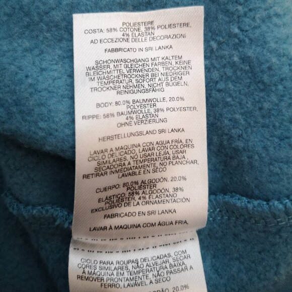 Columbia Ladies Size Large Teal Straight Fit Fleece Lined Hoodie - Picture 7 of 13